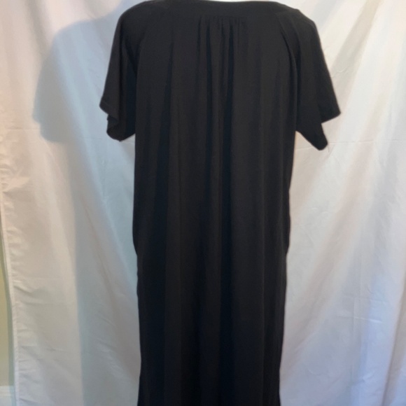 YOZLY Black Maxi T-Shirt Dress - Picture 4 of 6
